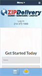 Mobile Screenshot of myzipdelivery.com